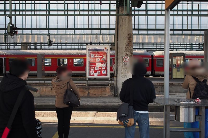 Hbf, Zw.-Bstg., Gl. 15, 2. Sto.