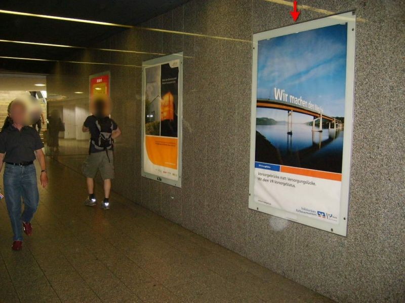 Hbf, Bstg.-Ufg., Ri. PH, 2. Sto.