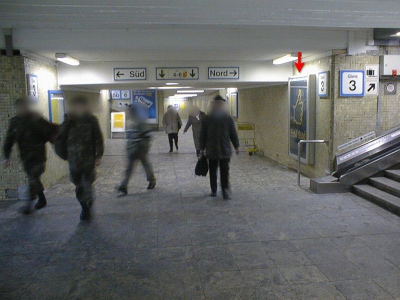 Hbf, neb. Aufgang zu Gleis 3