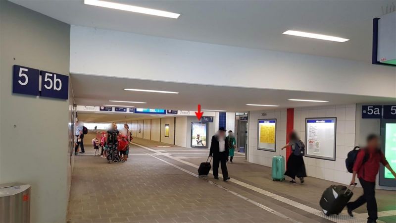 Hbf, Bstg.-Unterführung, Gleis 7a/7