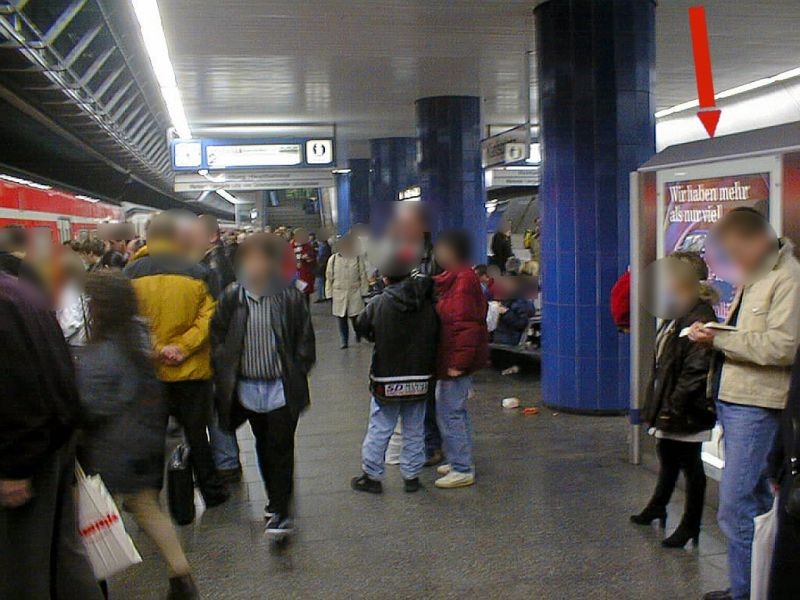 S-Bf Karlsplatz,Bstg., Gleis 2,1. Sto., Automat