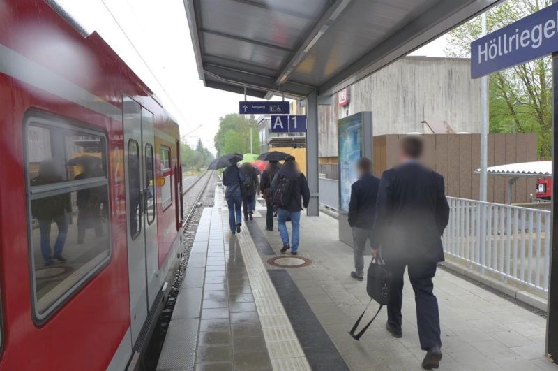 S-Bf Höllriegelskreuth, Gleis 1, 1. Sto. Si. Gl.