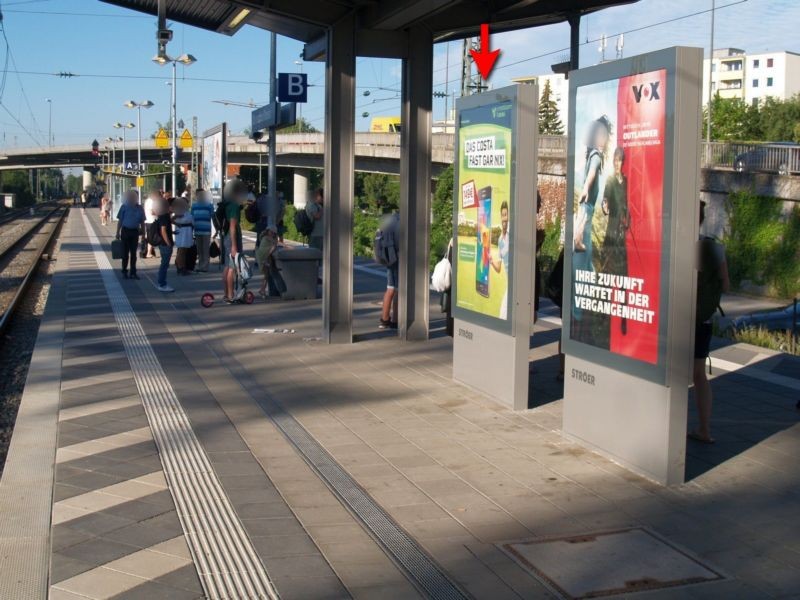 S-Bf Oberschleißheim, Bstg., Gl. 2, 1. Sto.