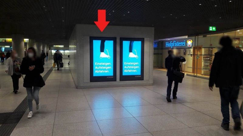 U-Bf Hbf, Sperrengeschoss neb. Hofpfisterei li.