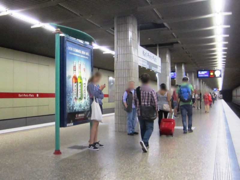 Karl-Preis-Platz/U-Bahnsteig NS