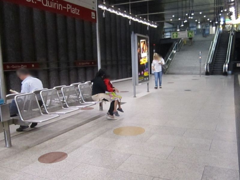 St.-Quirin-Platz Bahnsteig