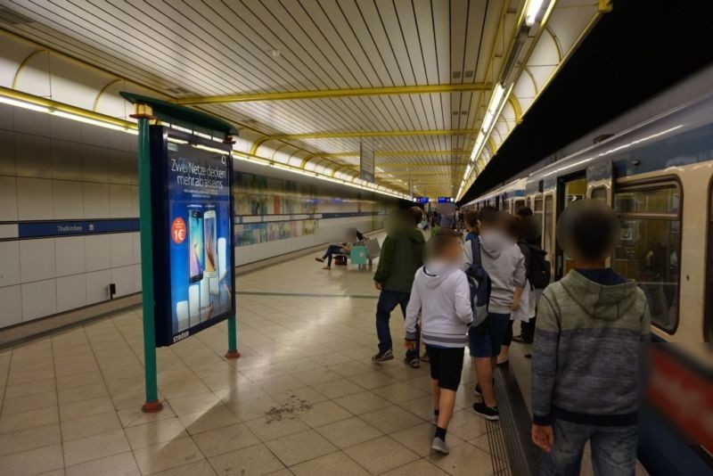 Thalkirchen/U-Bahnsteig Gleis 2, 1. Sto.