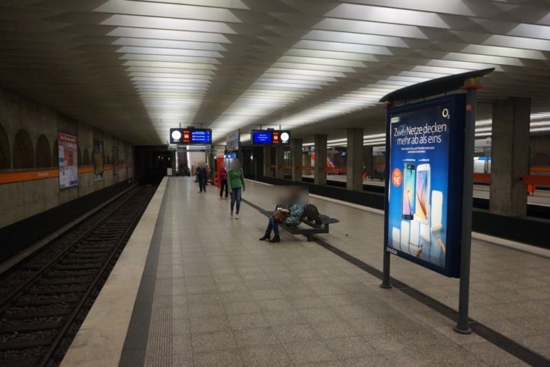 Olympiazentrum/Bahnsteig Gleis 2 Nord