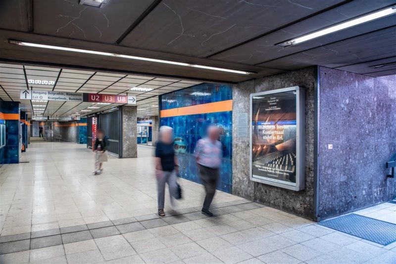 Scheidplatz Untergeschoss Ausg. Nord neb. Rolltr.