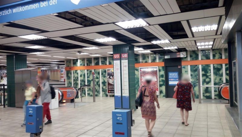 Petuelring/Zug. Bahnsteig re.