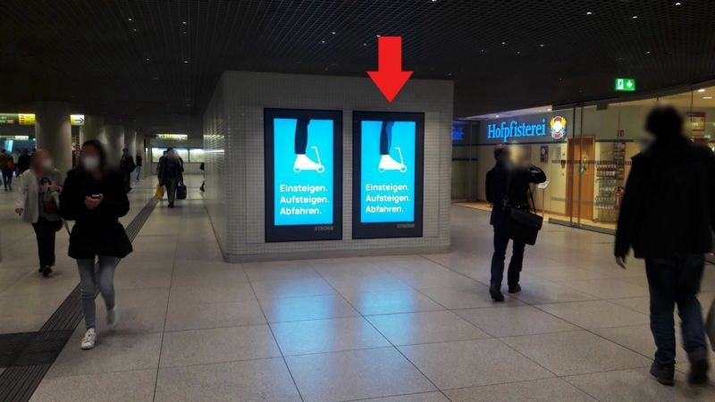 U-Bf Hbf, Sperrengeschoss neb. Hofpfisterei re.