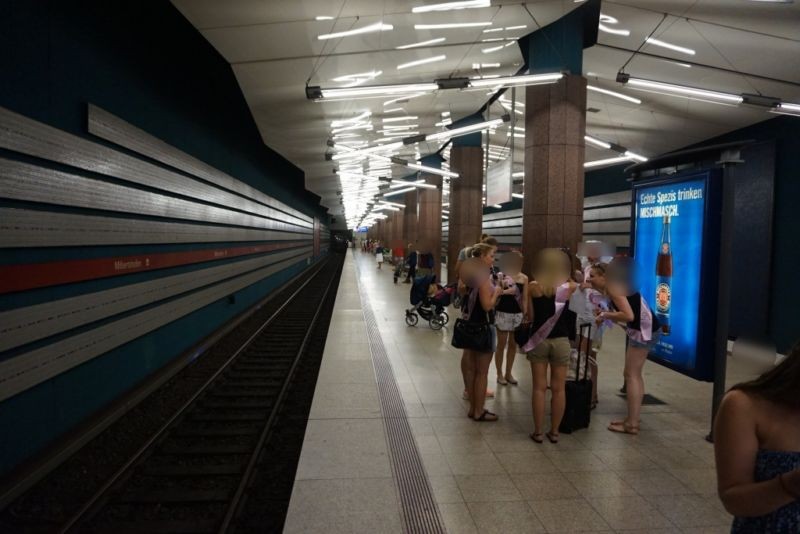 Milbertshofen/U-Bahnsteig Nord Gleis 2