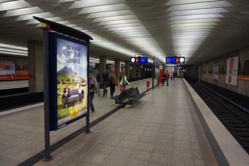 Olympiazentrum/Bahnsteig Gleis 2 Süd