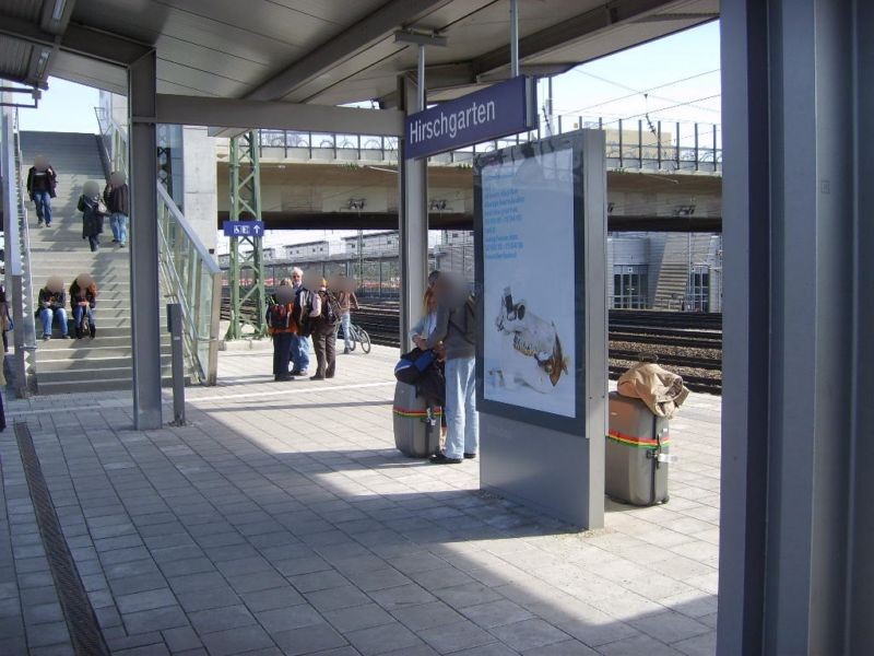 S-Bf Hirschgarten Bstg. Gleis 1 2.Sto.