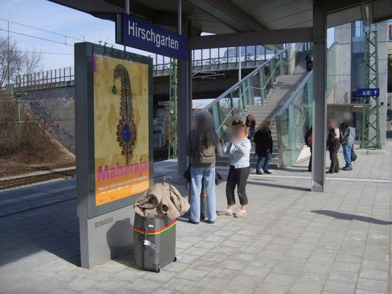 S-Bf Hirschgarten Bstg. Gleis 2 2.Sto.