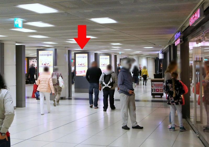 Hbf, S-Bahn-Verteilereb. -1,Säule4,Stele West