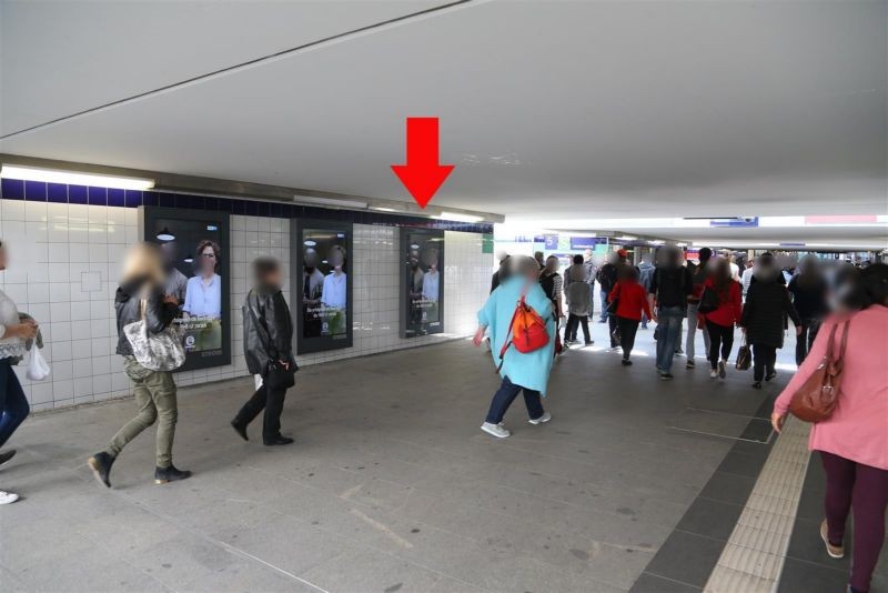 Bf Pasing,Haupttunnel Höhe Gl.6/7,3.Fl. re.