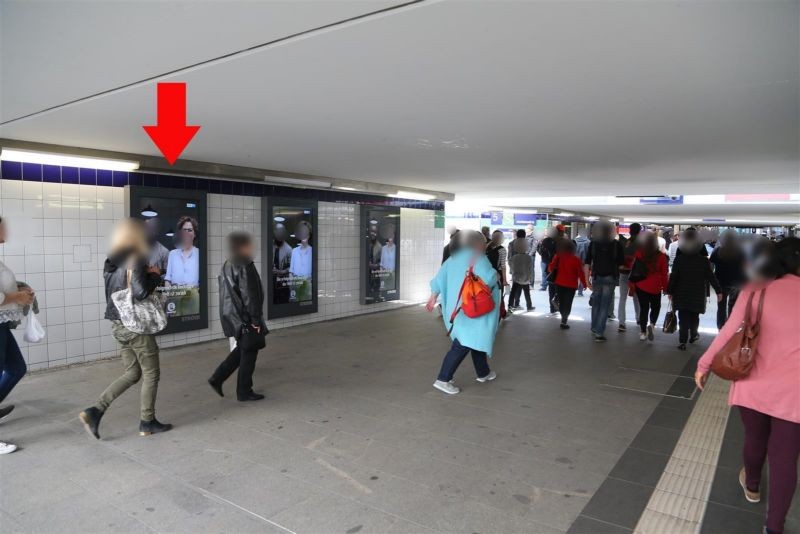 Bf Pasing,Haupttunnel Höhe Gl.6/7,1.Fl. re.