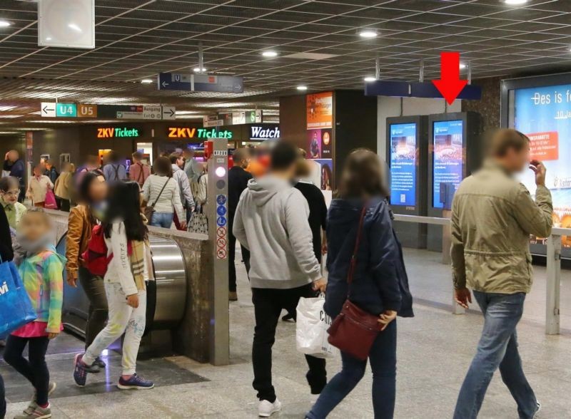 S-Bf Karlspl., Zw.-Eb., 2.UG, geg. Aufg. Gl.2, re.