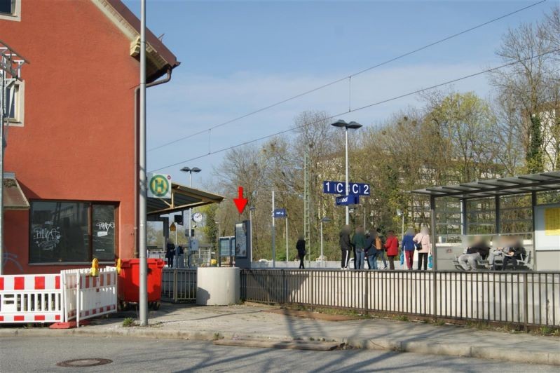 S-Bf Lohhof, Bstg., Ri. Freising 1. Standort