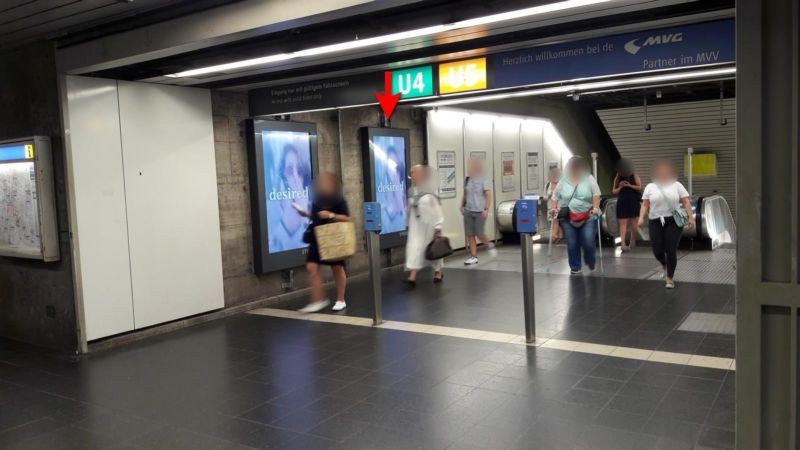 U-Bf Odeonspl., Ausg.S., UG1, Aufg.re.