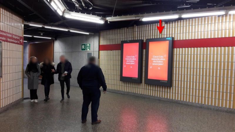 U-Bf Rotkreuzpl., V-Ebene Süd,Ausg.Leonrod,re