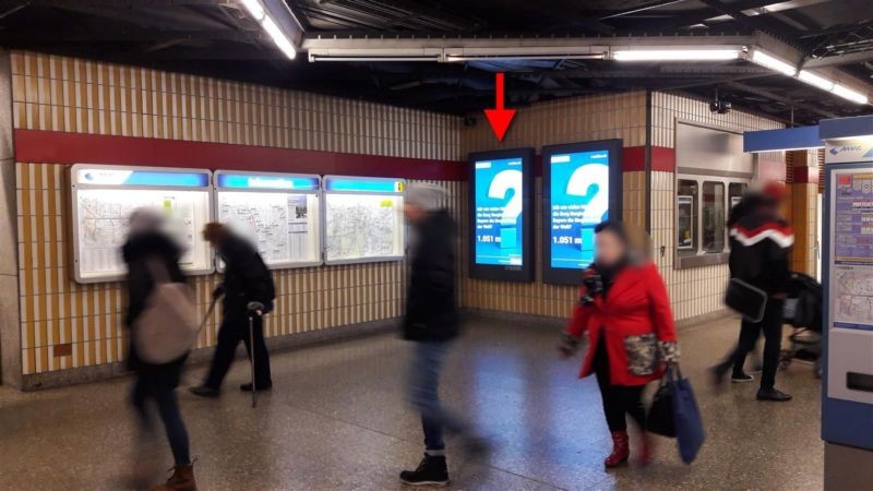 U-Bf Rotkreuzpl., V-Ebene Nord, li.