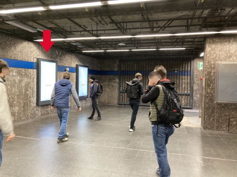 U-Bf Odeonspl.UG1NordAusg.Oskar v.Miller Ring2 li.