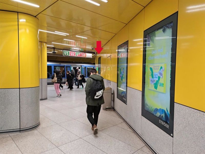 U-Bf Sendl.Tor, Sto. 20 im Bahnsteiggesch.