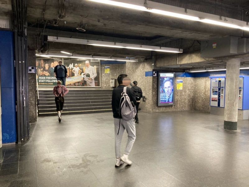 U-Bf., Giselastr. Süd, Ausg. Giselastr.