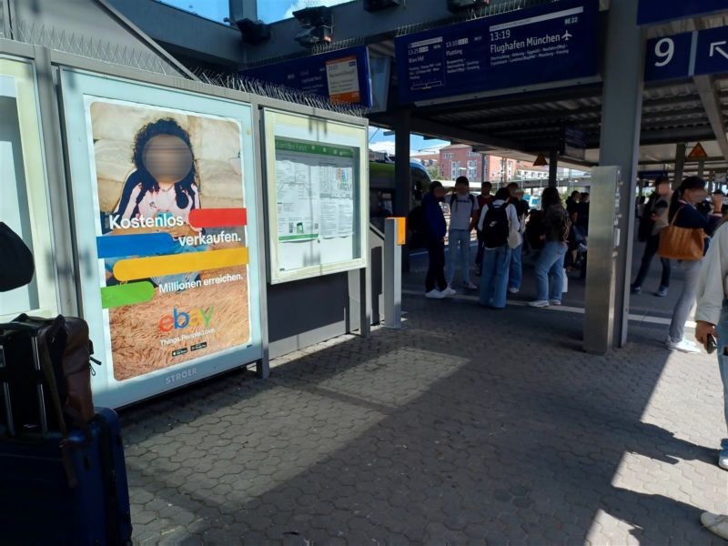 Hbf, Bstg., Gleis 9, 1. Sto.