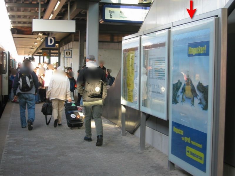 Hbf, Bstg., Gleis 5, 1. Sto.
