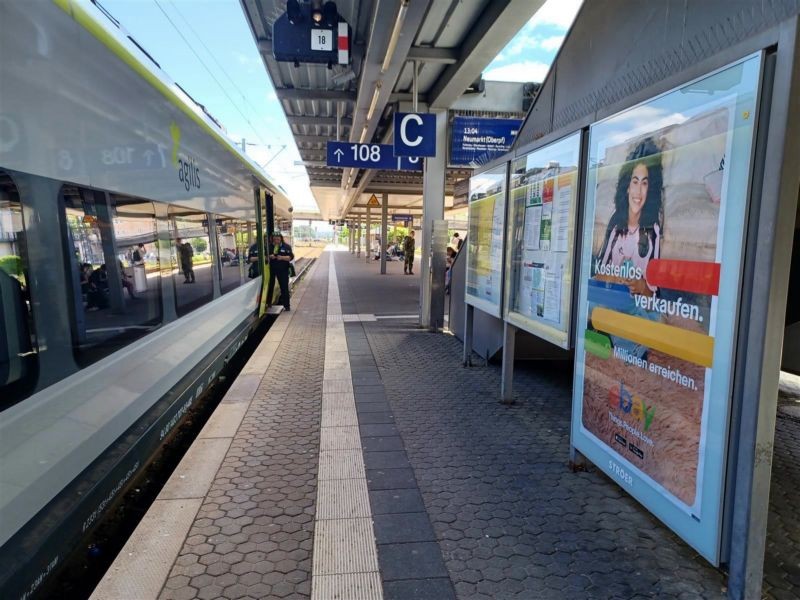 Hbf, Bstg., Gleis 8, 1. Sto.