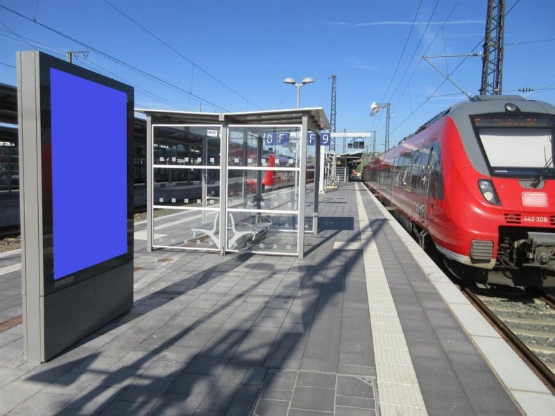 Hbf, Bstg., Gleis 8/9, Abschn. F Si Gl 9, 1. Sto