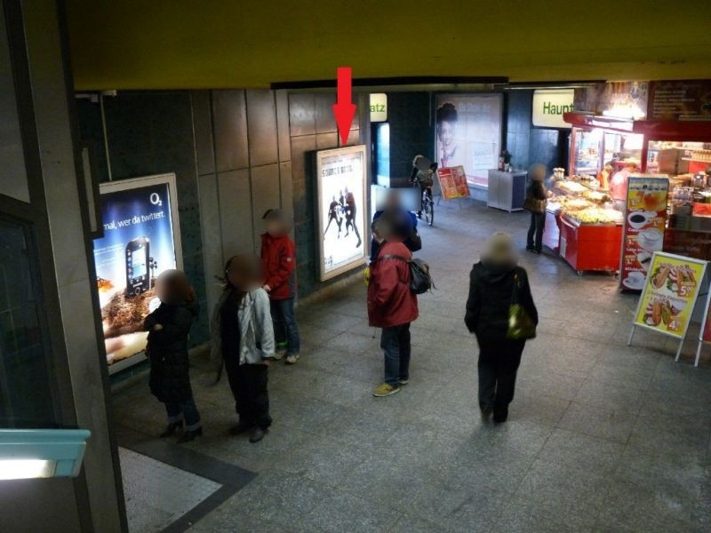 S-Bf Innsbrucker Platz. EH, vor Aufz., 2. Sto.