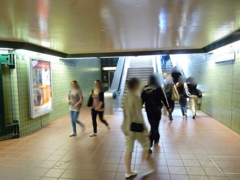 S-Bf Wittenau, EH, Ri. Aufg.S-Bahn,Übg. U-Bahn