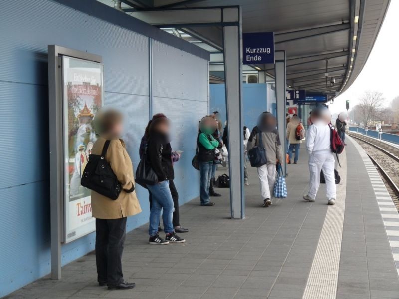 S-Bf Adlershof, Bstg. E-Station, GL 4, 1. Sto.