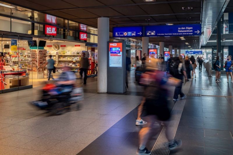 Hbf, Ebene +/-0,westliche Passage,3 Sicht Süd