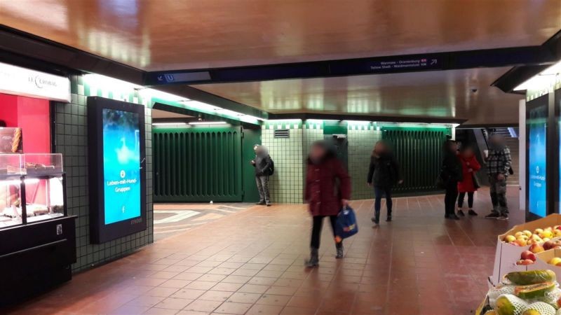 S-Bf Wittenau,, Nord EH re. neb. Übg. z. U-Bahn