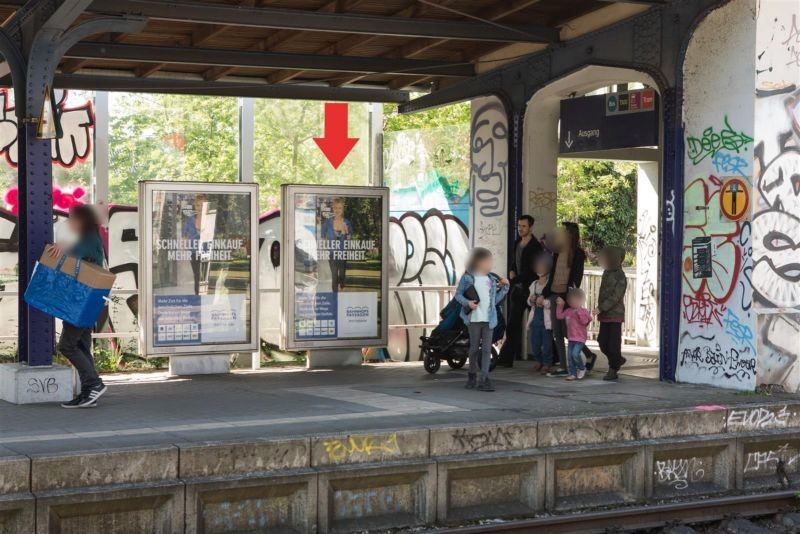 Bf Charlottenhof, Bstg., Gleis 2, 2.Sto.