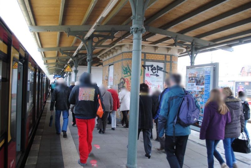 S-Bf Griebnitzsee, Bstg., Gleis 1, Ri. Potsdam