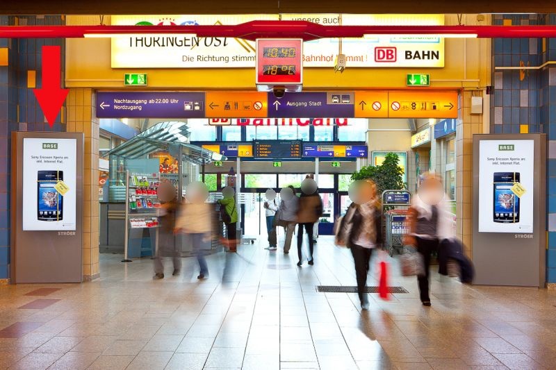 Hbf, Durchgang zur Empfangshalle 3/1