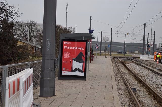 An der Lache  71/Bunsenstr./Bahn-HST saw./We.li.
