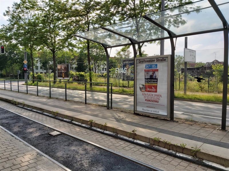 Leipziger Str./Greifswalder Str. sew./innen li.