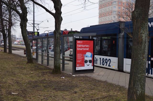 Warschauer Str.   3/Berliner Str. Ri. Rieth/We.li.