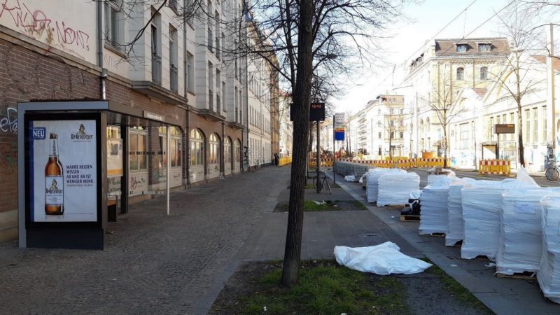 Bornaische Str. vor Hildebrandstr./We.li.
