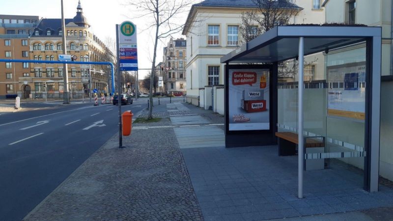 Johannisallee 50 m vor Prager Str./We.re.