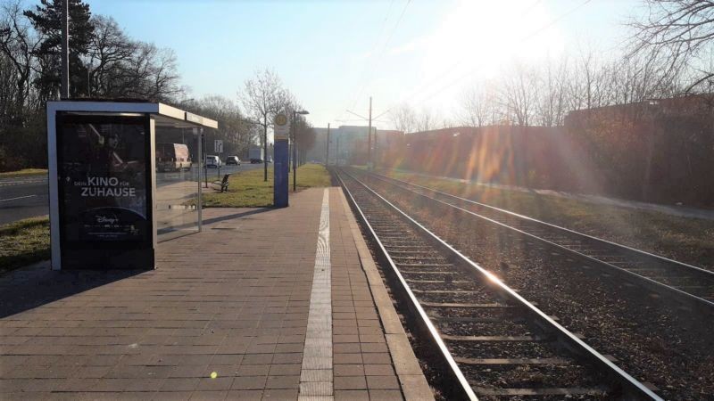 Lützner Str. vor Weissdornstr./We.li.