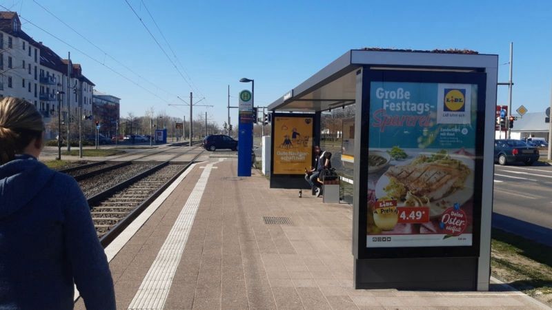 Paunsdorfer Allee vor Hermelinstr. re./We.re.
