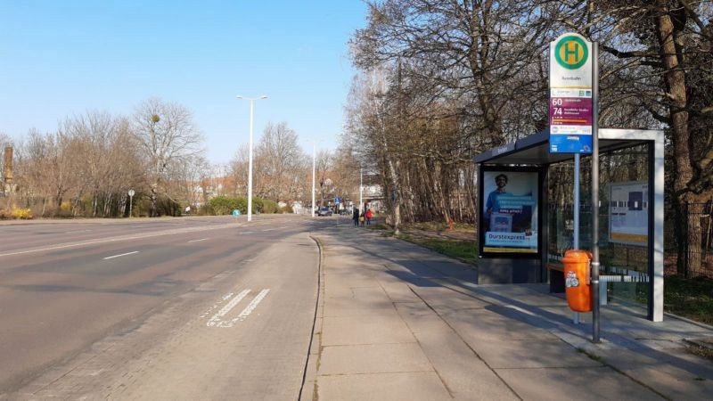 Schleußiger Weg vor B2/We.re.